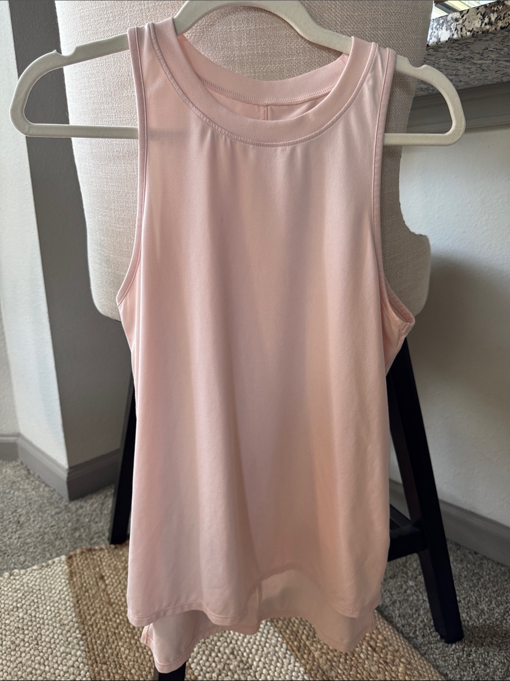 🌸 JoyLab Pale Pink High-Neck Tank Top
